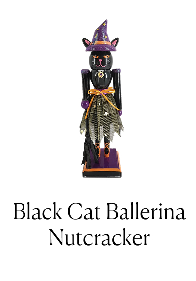 Black Cat Ballerina Nutcracker