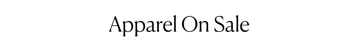 Apparel On Sale
