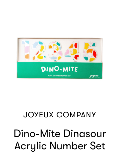 Dino-Mite Dinosaur Acrylic Number Set