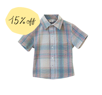 Beet World - Cotton Short Sleeve Shirt - 15% Off