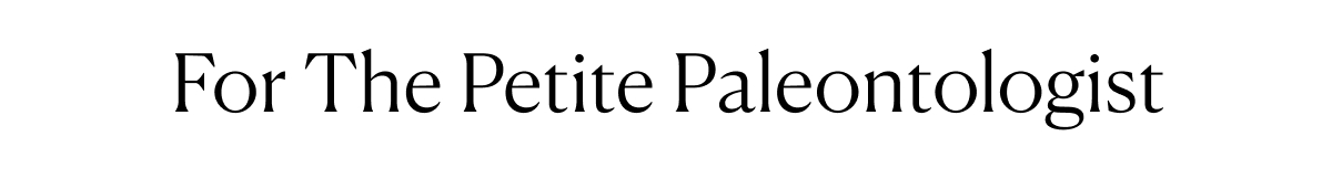 For The Petite Paleontologist
