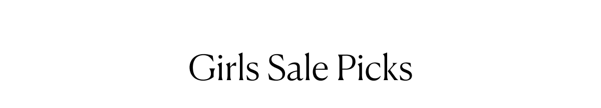 Girls Sale Picks