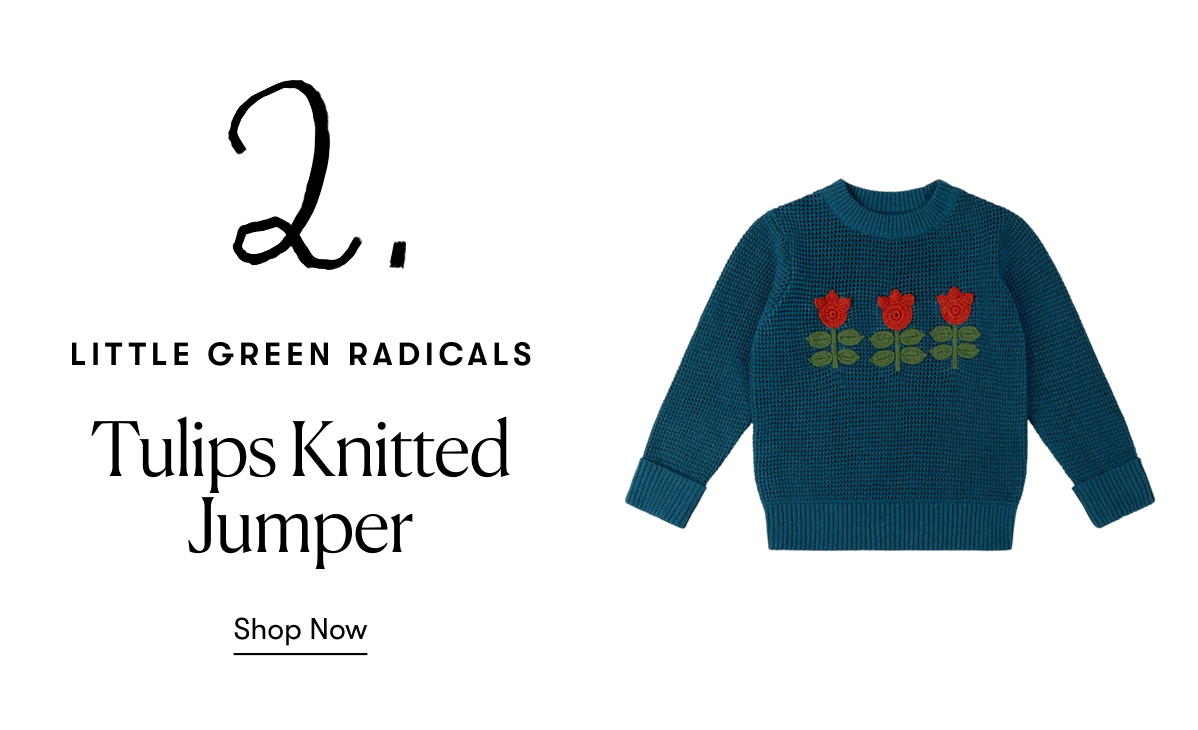 Tulips Knitted Jumper