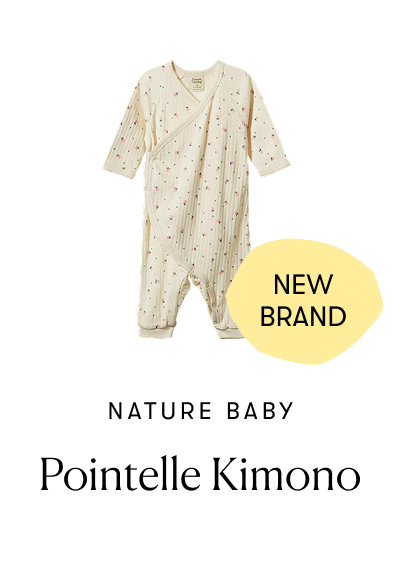 Nature Baby - Pointelle Kimono (New Brand)