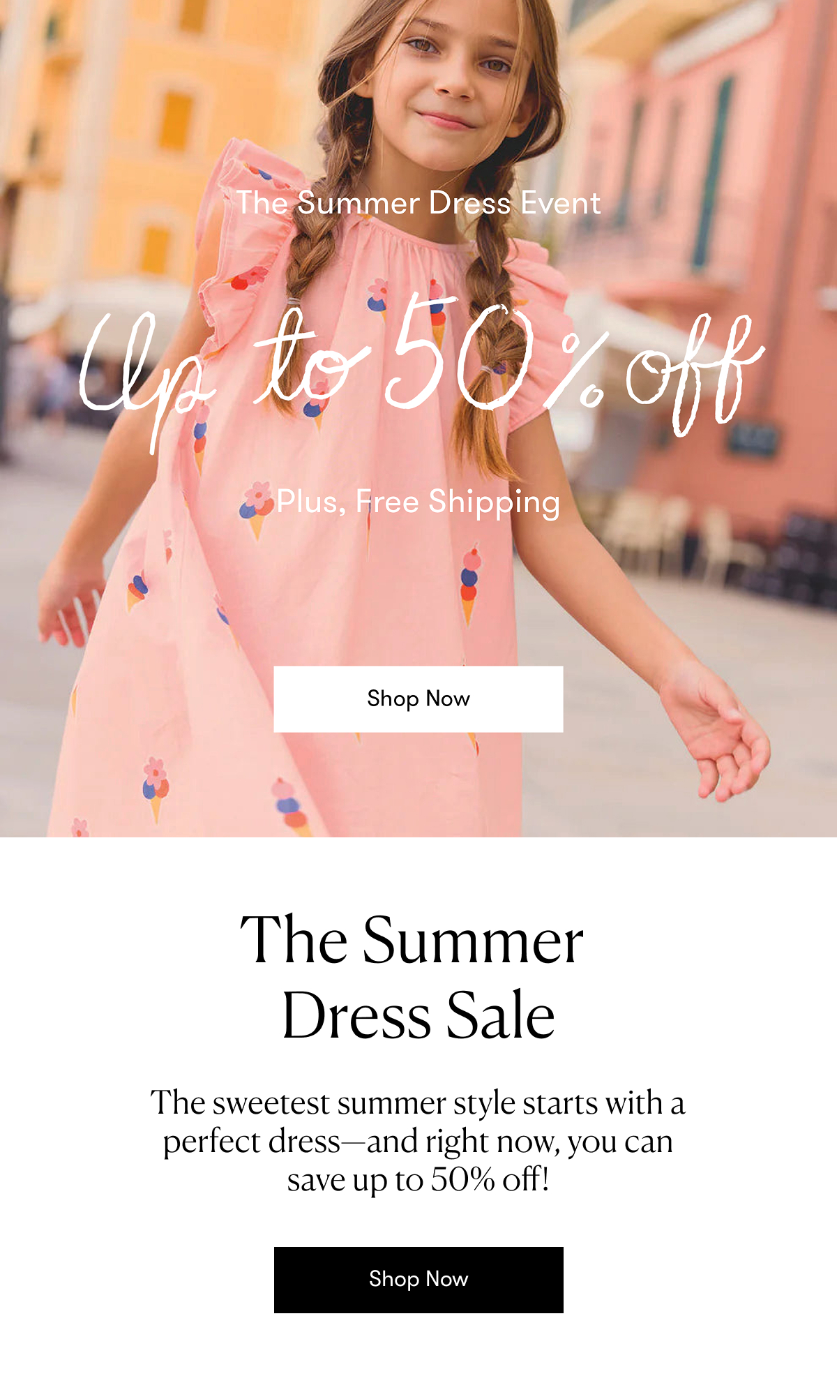 The sweetest summer style starts with a perfect dress—and right now, you can save up to 50% off!