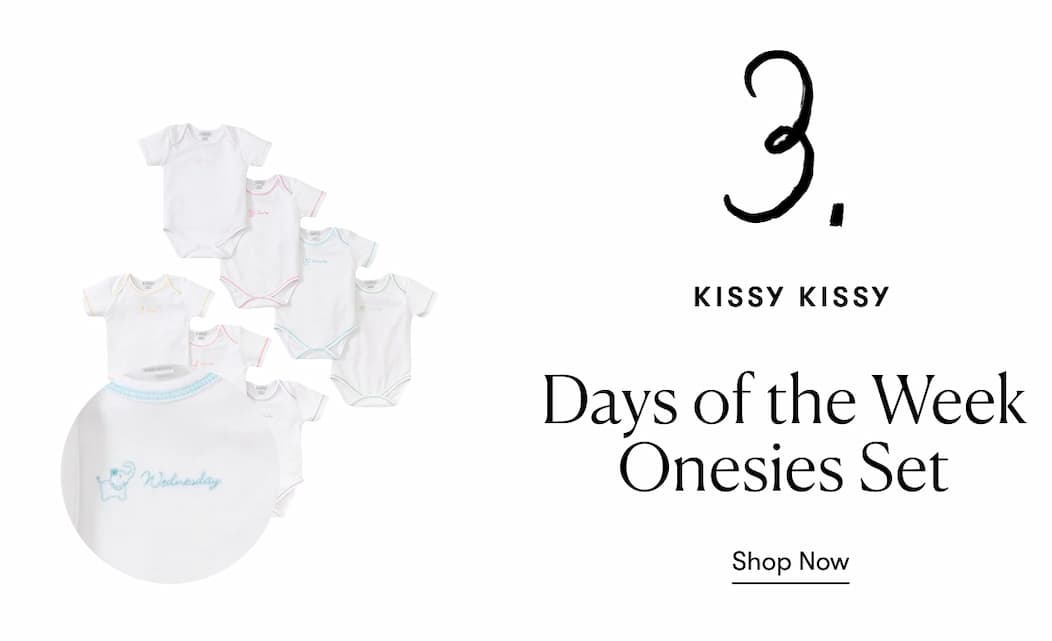 Days of the Week Onesies Set