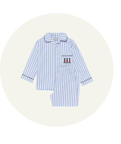 Blue Stripe Pajamas