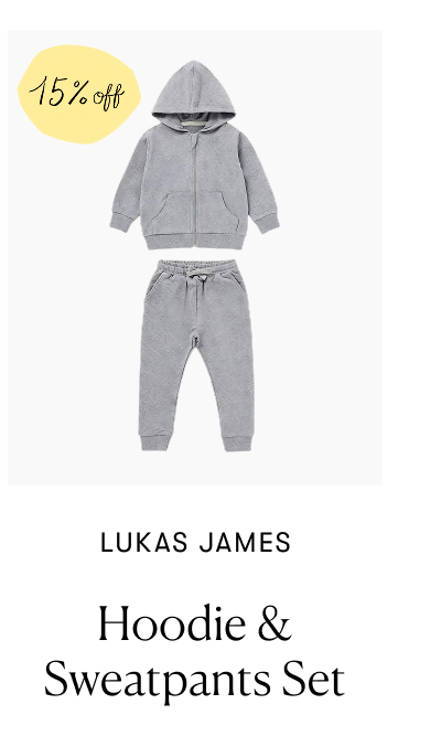Lukas James: Hoodie & Sweatpants Set - 15% off