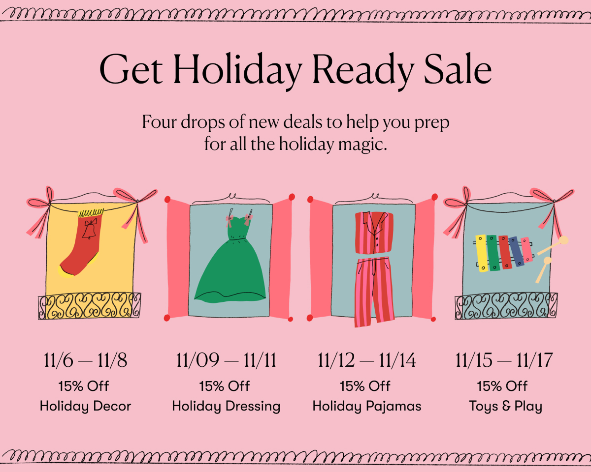 Get Holiday Ready Sale