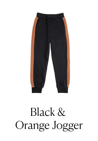 Black & Orange Jogger