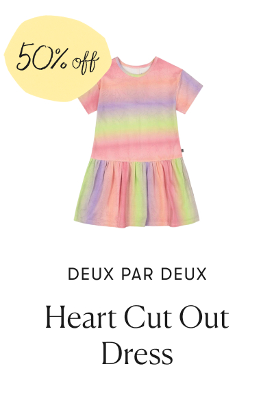 Deux par Deux: Heart Cut Out Dress  - 50 % off