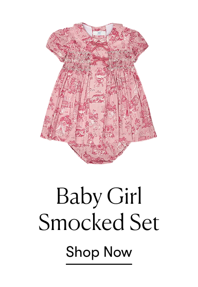 Baby Girl Smocked Set