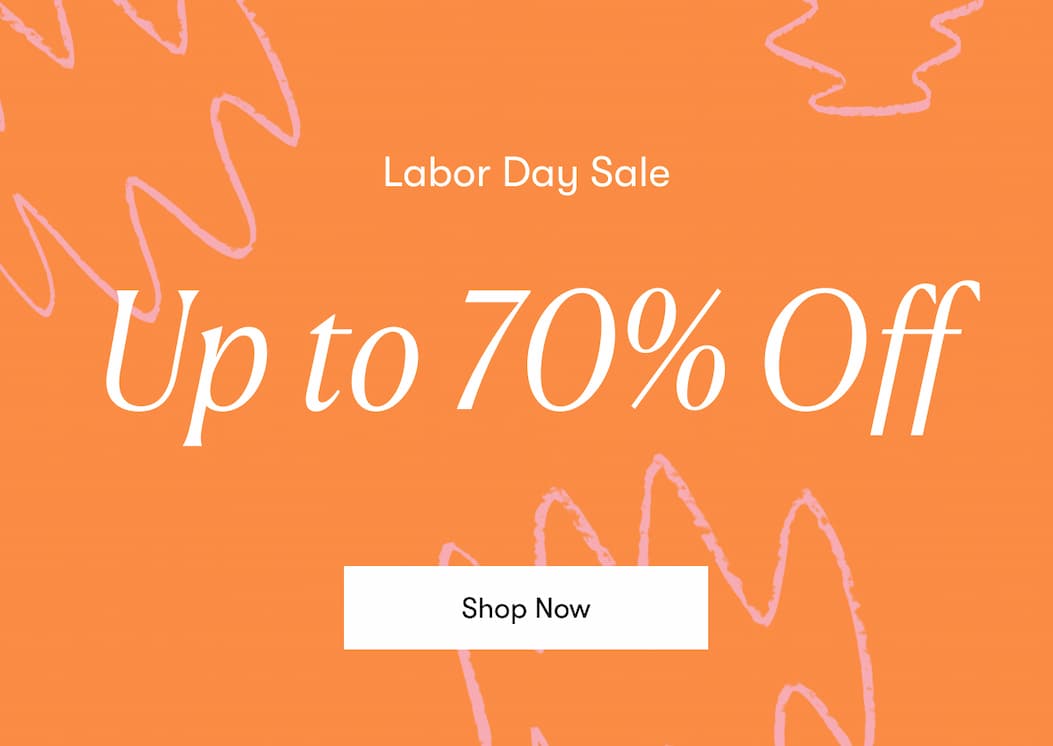 Up to 70% Off Labor Day Sale