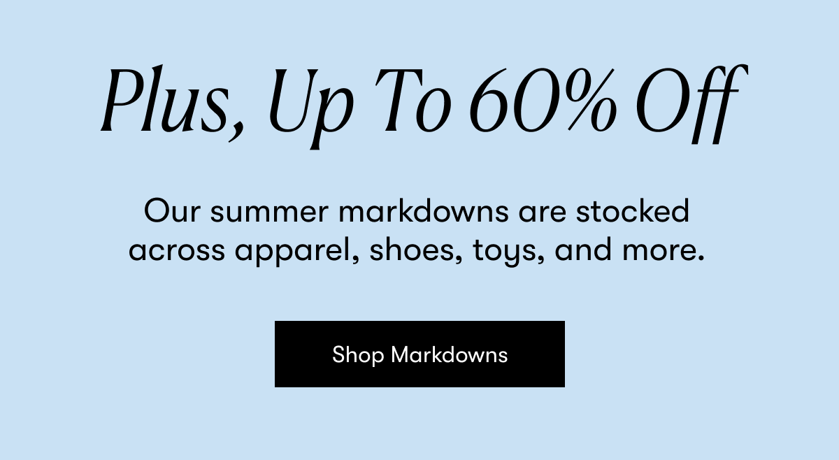 Plus, Up To 60% Off
