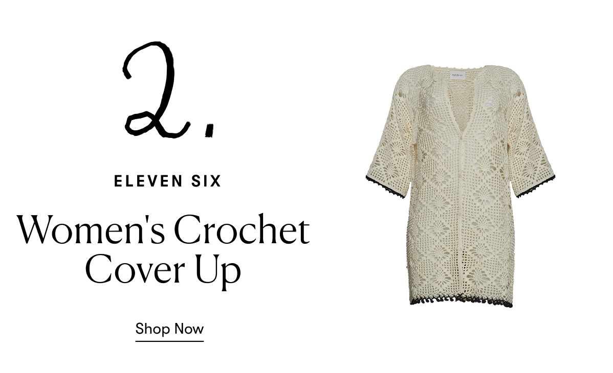 Eleven Six: Women's Crochet Cover Up