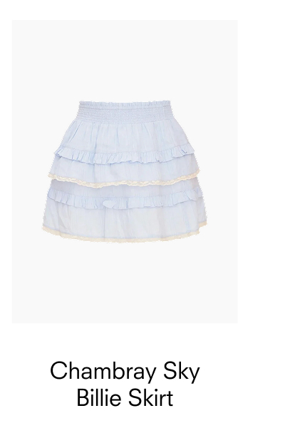 Chambray Sky Billie Skirt