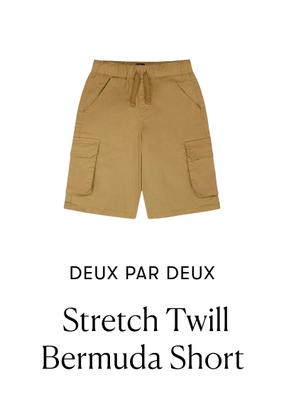 Deux par Deux - Stretch Twill Bermuda Short