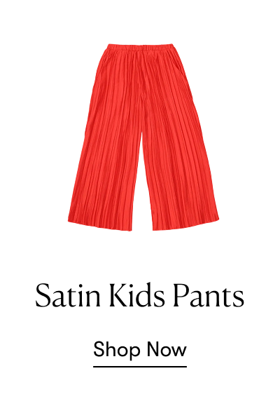 Satin Kids Pants