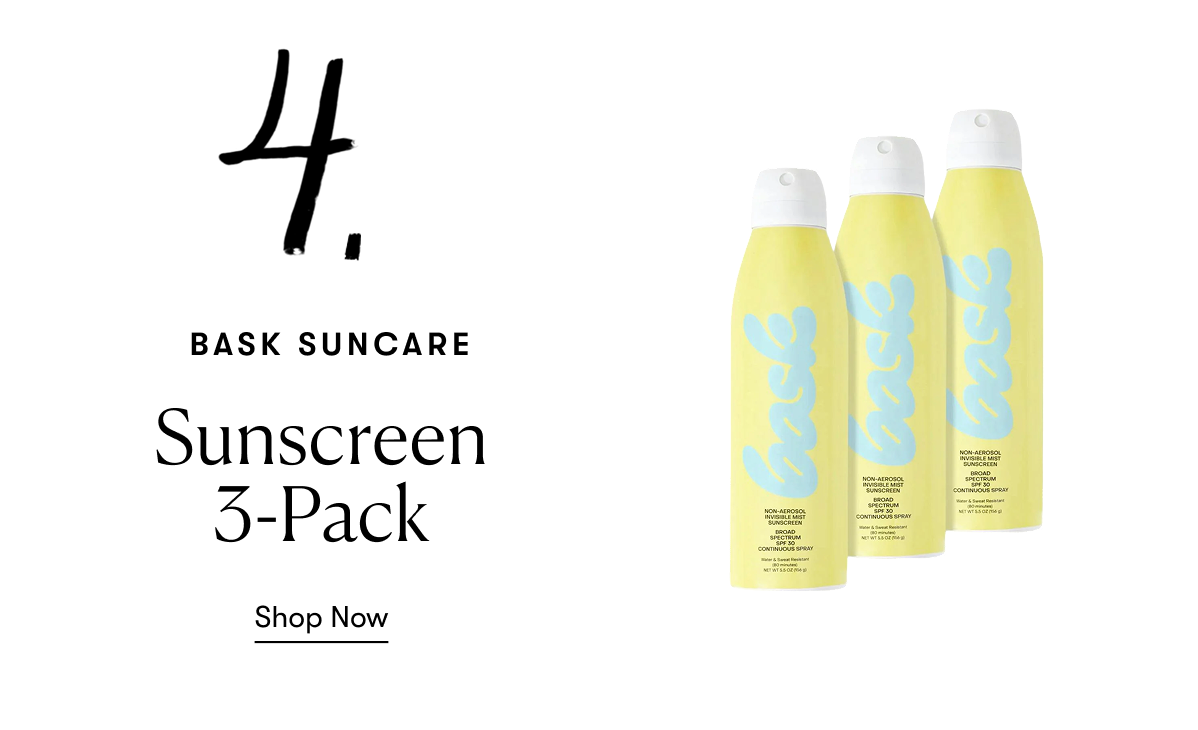 Bask Suncare: Sunscreen 3-Pack