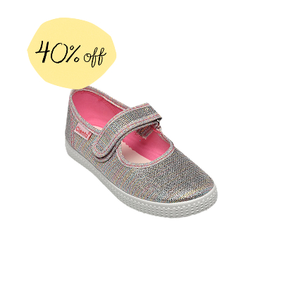 Cienta rainbow Mary Janes 40% Off
