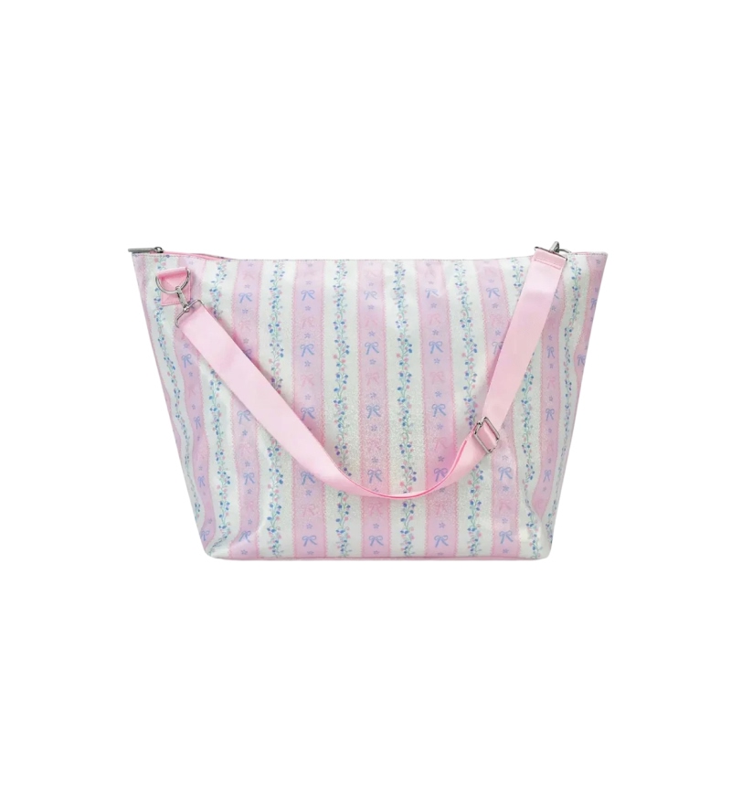 Floral Stripes Weekender Bag
