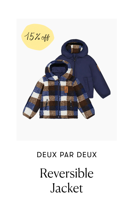 Deux par Deux: Reversible Jacket - 15% off
