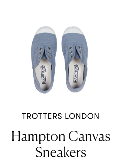Trotters London: Hampton Canvas Sneakers 