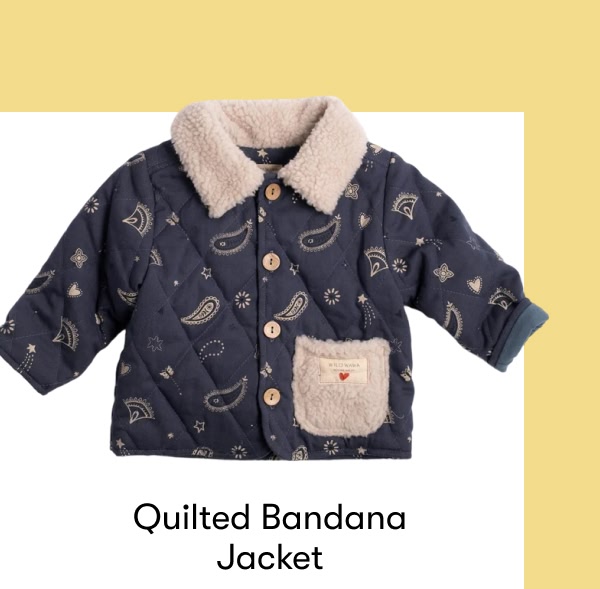 Brand: Wild Wawa | Product: Quilted Bandana Jacket