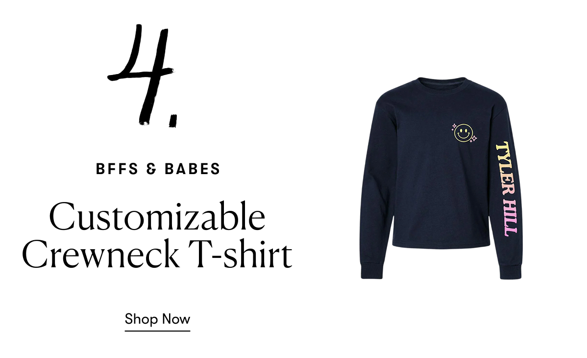 Bffs & Babes: Customizable Crewneck T-shirt