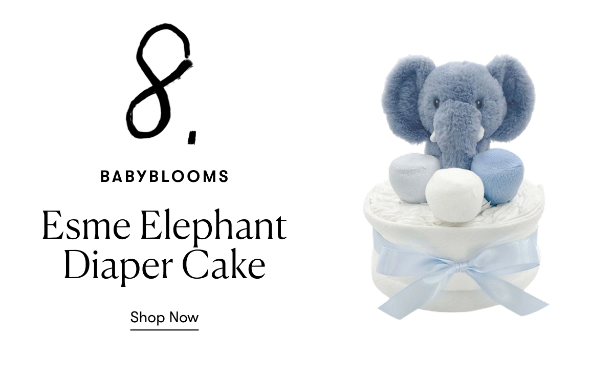 Babyblooms — Esme Elephant Diaper Cake 