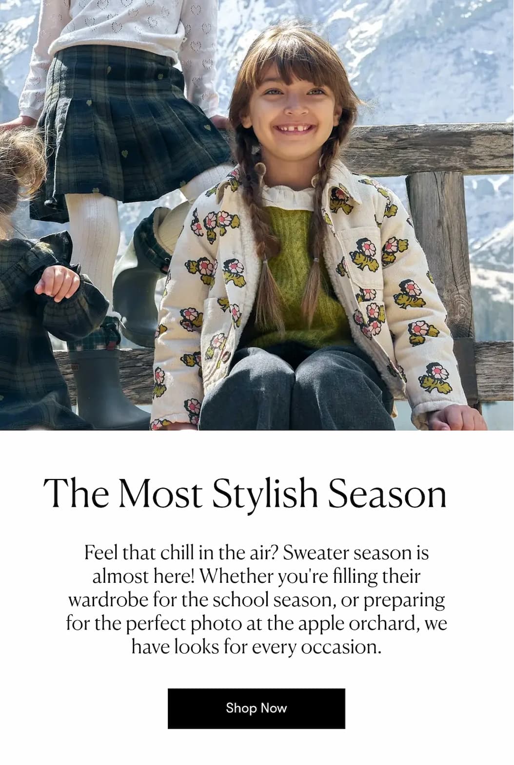 The Most Stylish Season >> Shop Now
