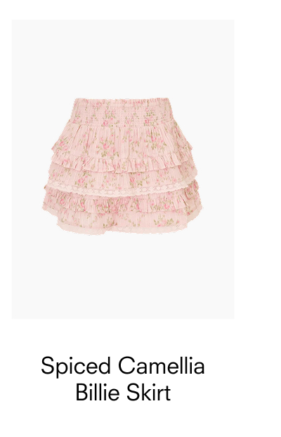 Spiced Camellia Billie Skirt