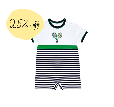 Florence Eiseman - Stripe Knit Shortall - 25% Off
