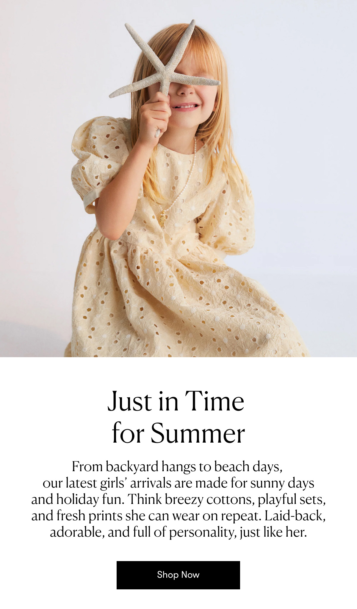 Just in Time  for Summer