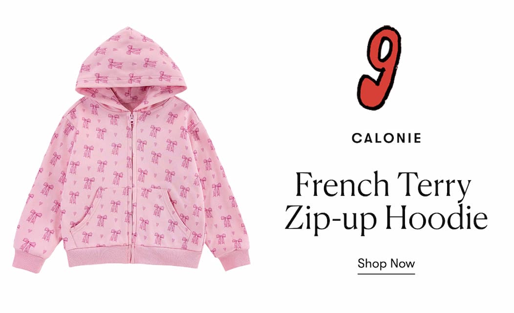 French Terry Zip-up Hoodie