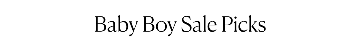 Baby Boy Sale Picks 