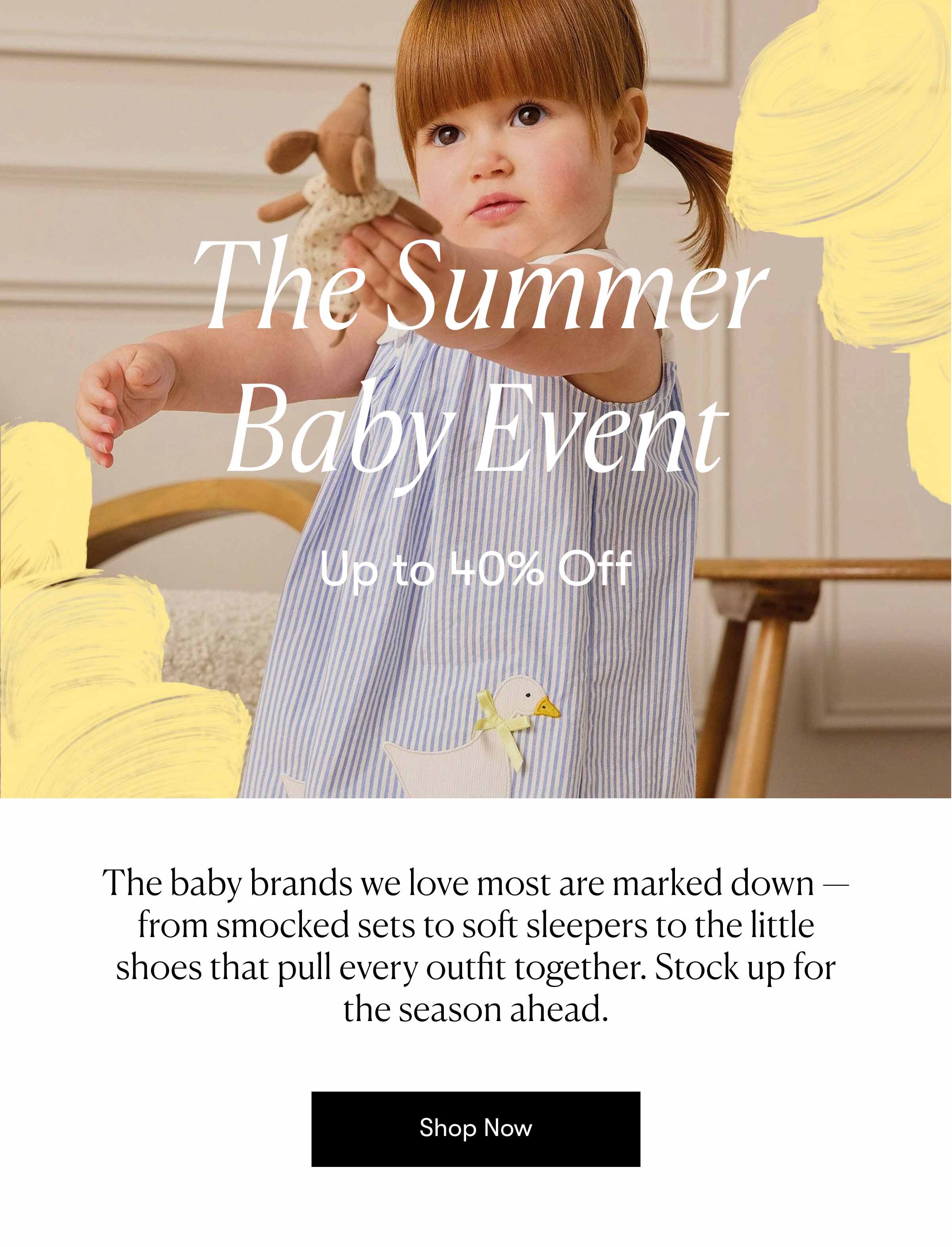 The Summer Baby Event - Up to 40% off 