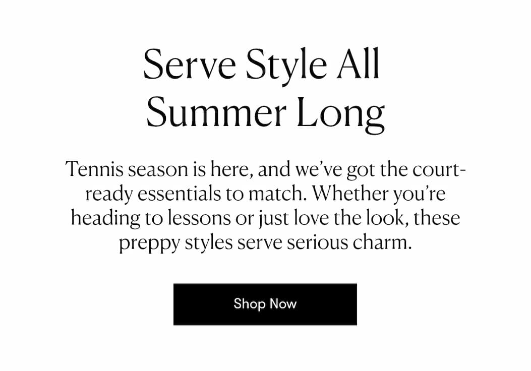 Serve Style All Summer Long >> Shop Now
