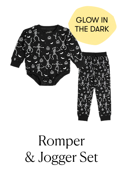 Glow In The Dark Romper & Jogger Set 