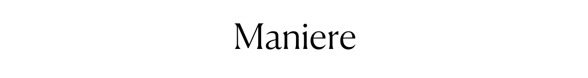 Maniere
