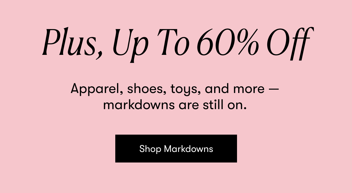 Plus, Up To 60% Off