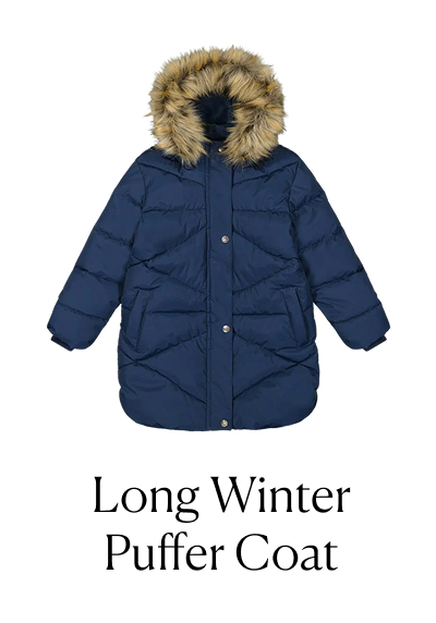 Long Winter Puffer Coat