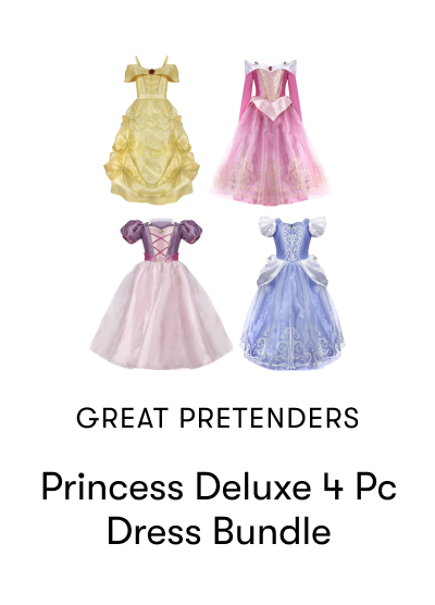 Princess Deluxe 4 Pc Dress Bundle