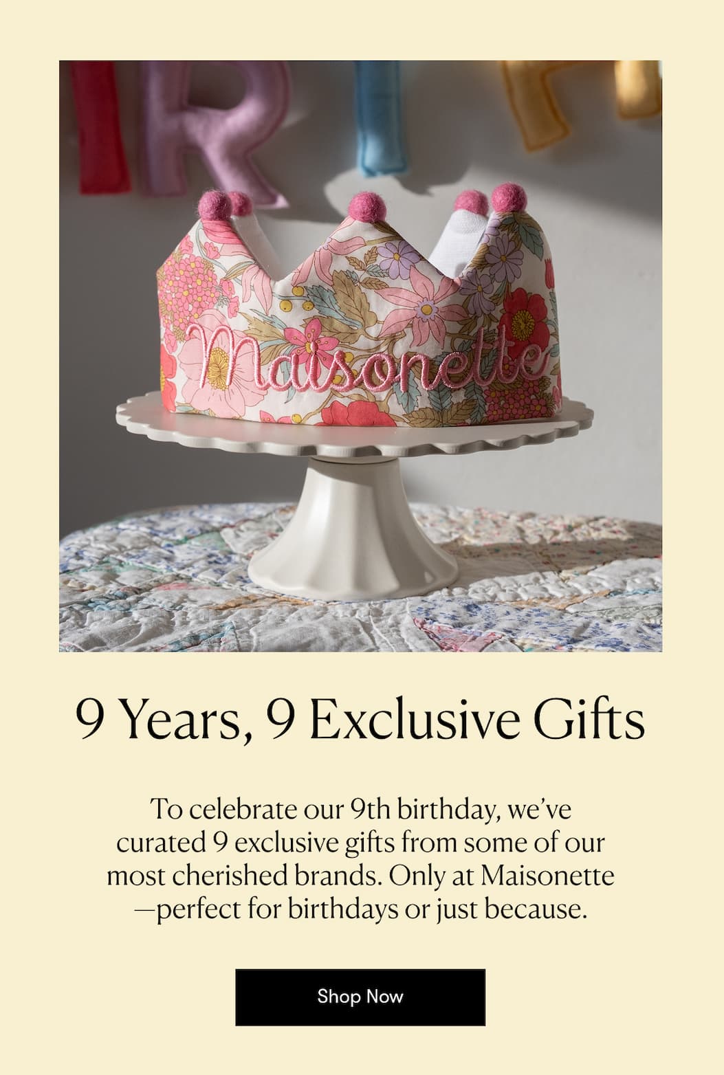 9 Years, 9 Exclusive Gifts
