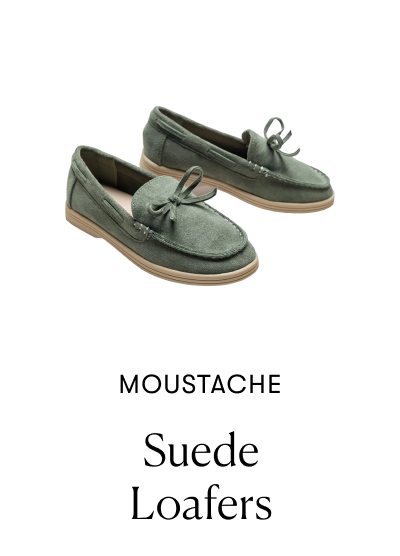 Moustache: Suede Loafers