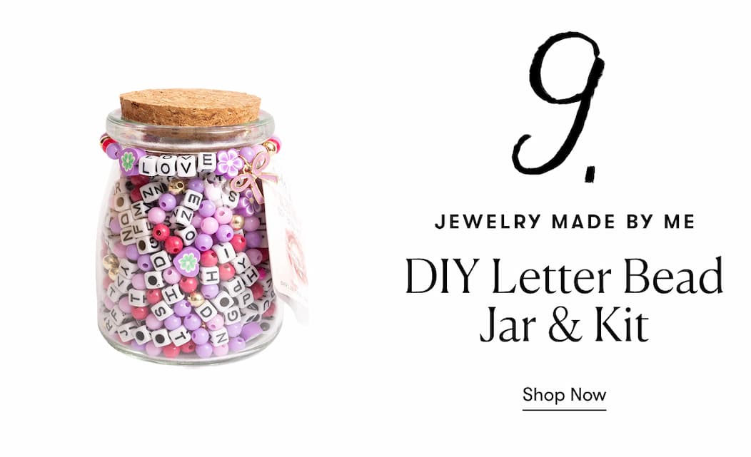 DIY Letter Bead Jar & Kit