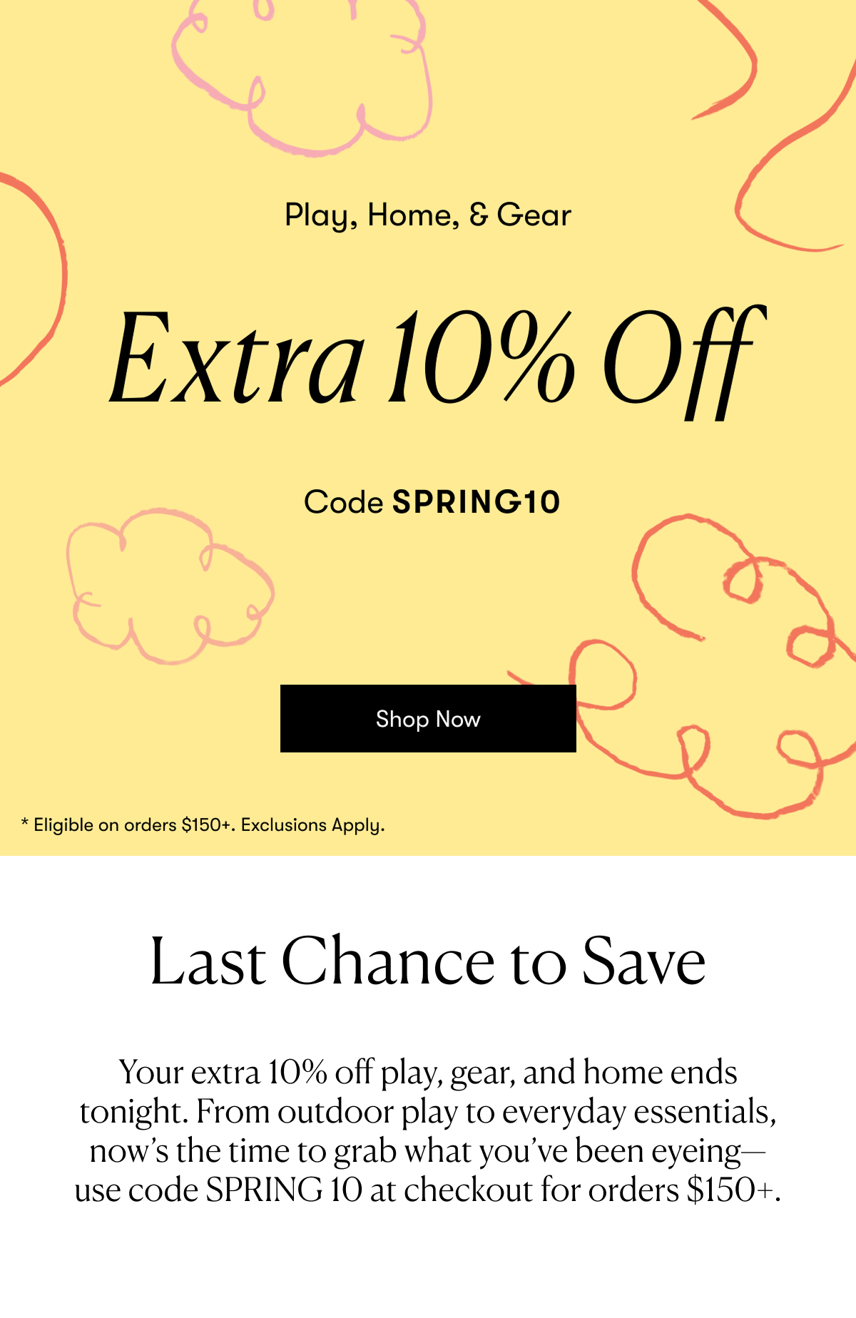 Extra 10% Off
