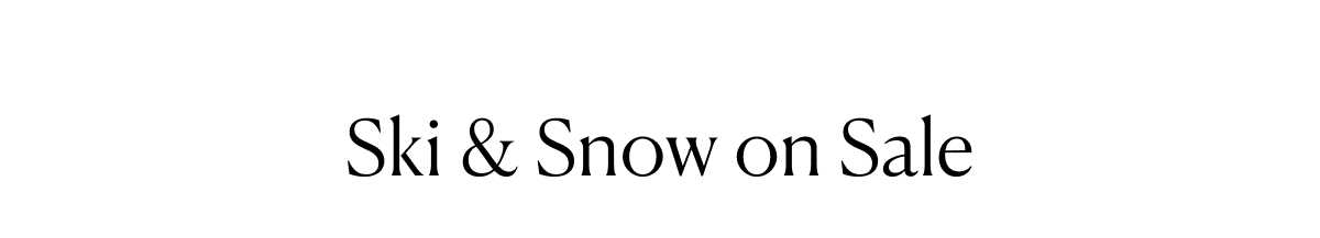 Ski & Snow