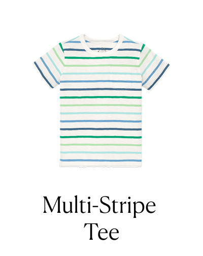 Multi-Stripe Tee