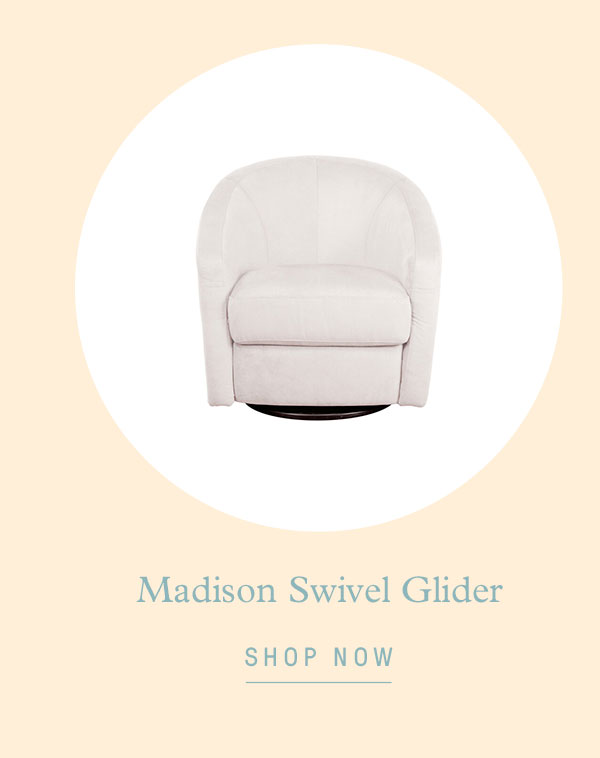 Babyletto Madison Swivel Glider, Ecru $299.00